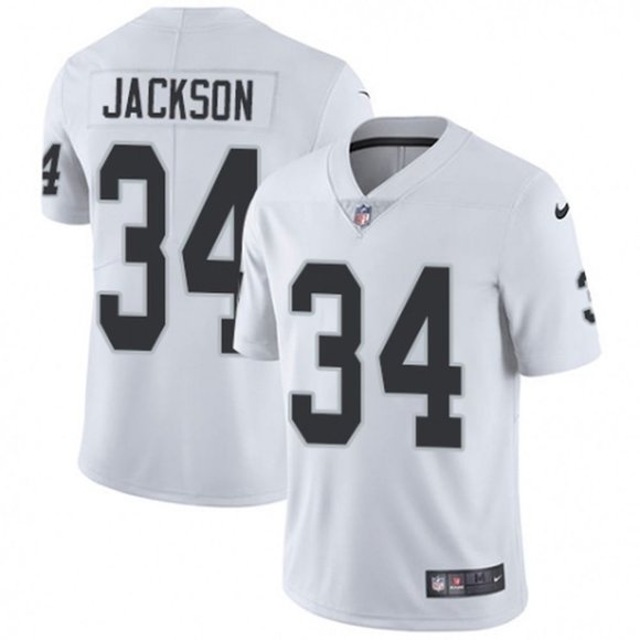 white bo jackson raiders jersey